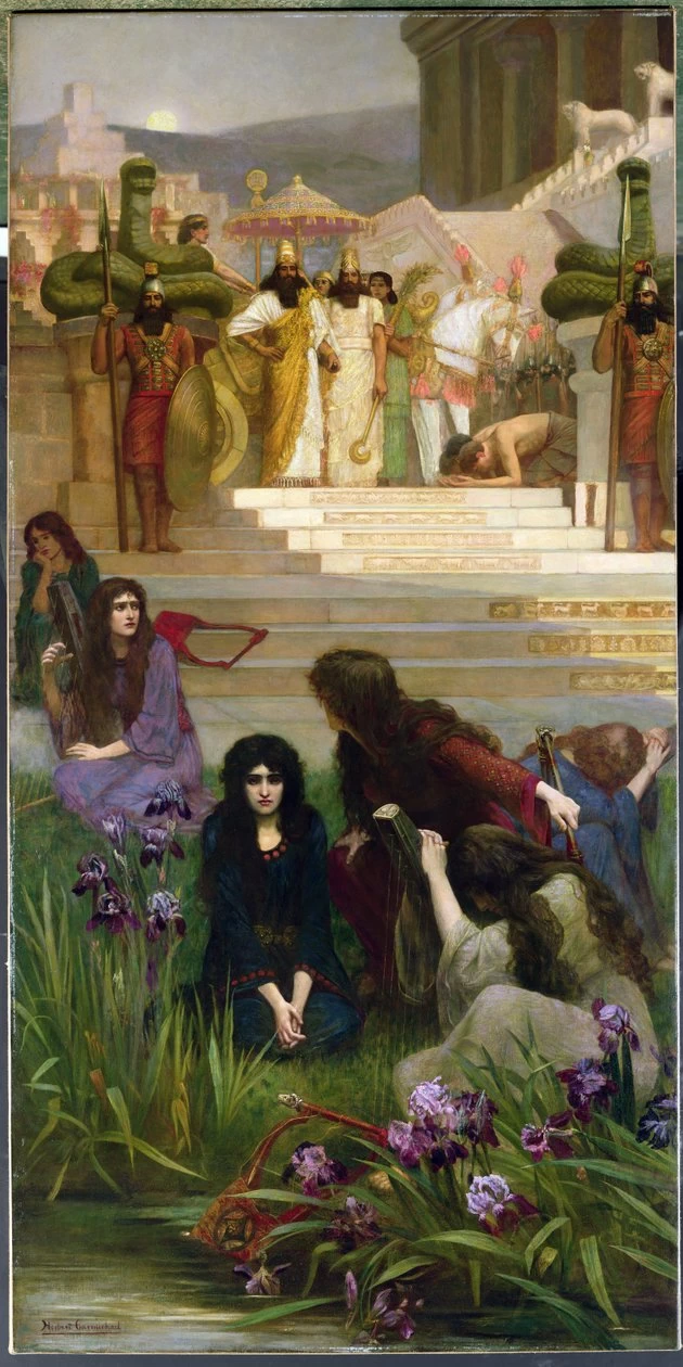 Herbert Schmalz - Le figlie di Giuda in Babilonia
